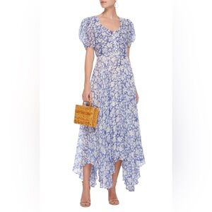 Loveshackfancy Coralie Blue Maxi Dress NWT